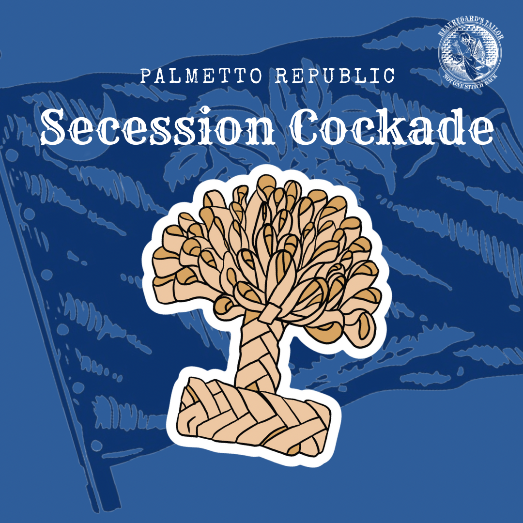 Secession Cockade - Palmetto Sticker