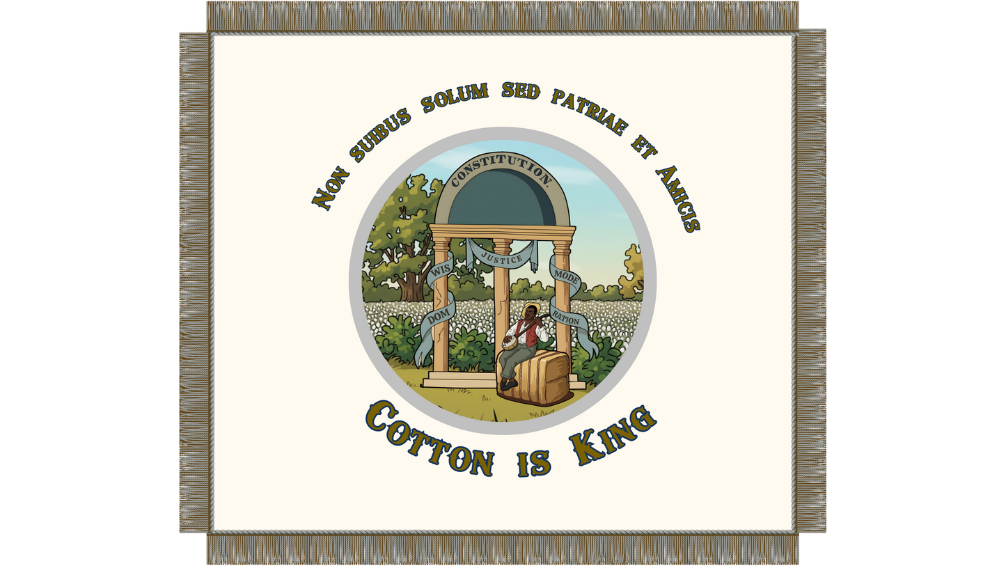 1st Georgia Volunteers - Southern Guards - Company D Flag Stickers/Magnet