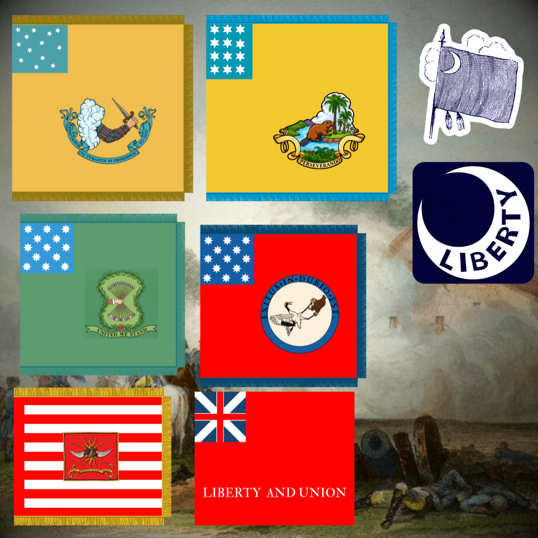 American War for Independence Sticker Set