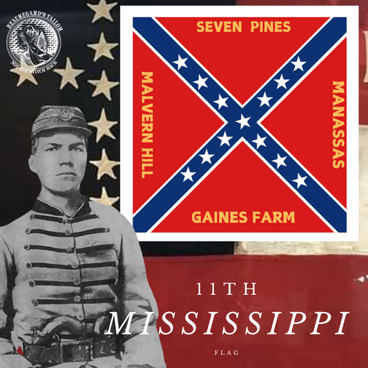 11th Mississippi Regimental Colors Stickers