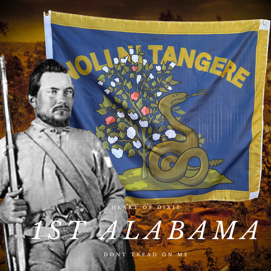 1st Alabama Infantry  Co. I-K, "Wilcox True Blues" Flag