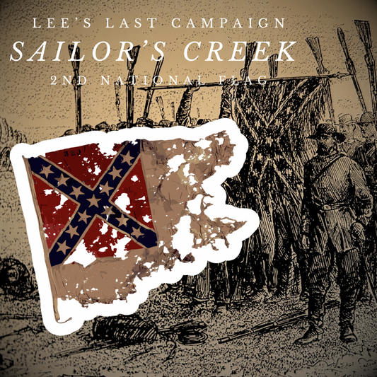 "Battle of Sailors Creek" 2nd National Flag Stickers