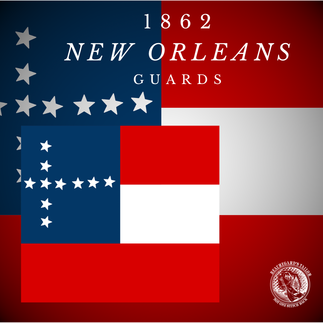 New Orleans Guards Flag Stickers/Magnet