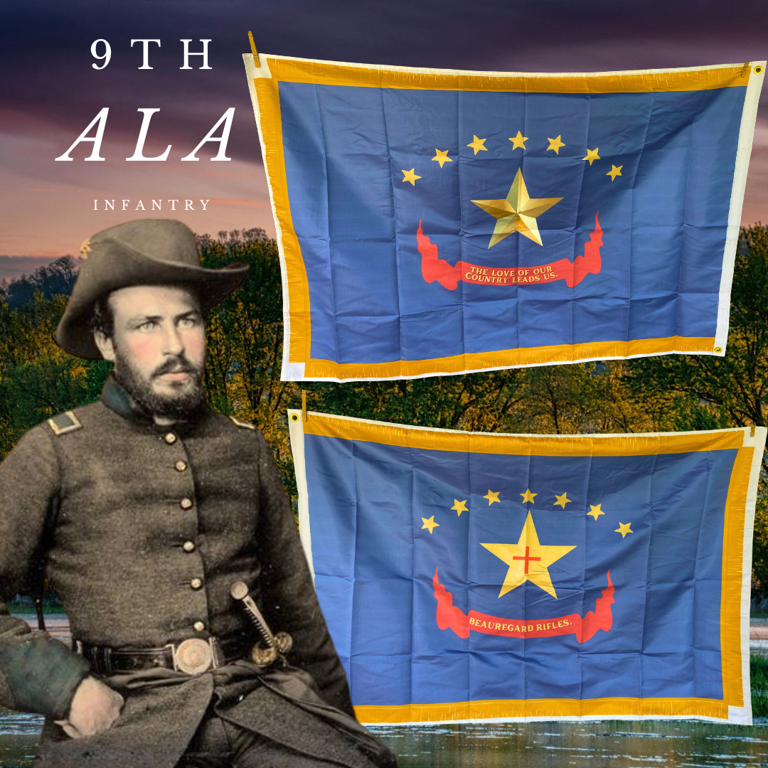 Beauregard Rifles - 9th Alabama Infantry House Flag