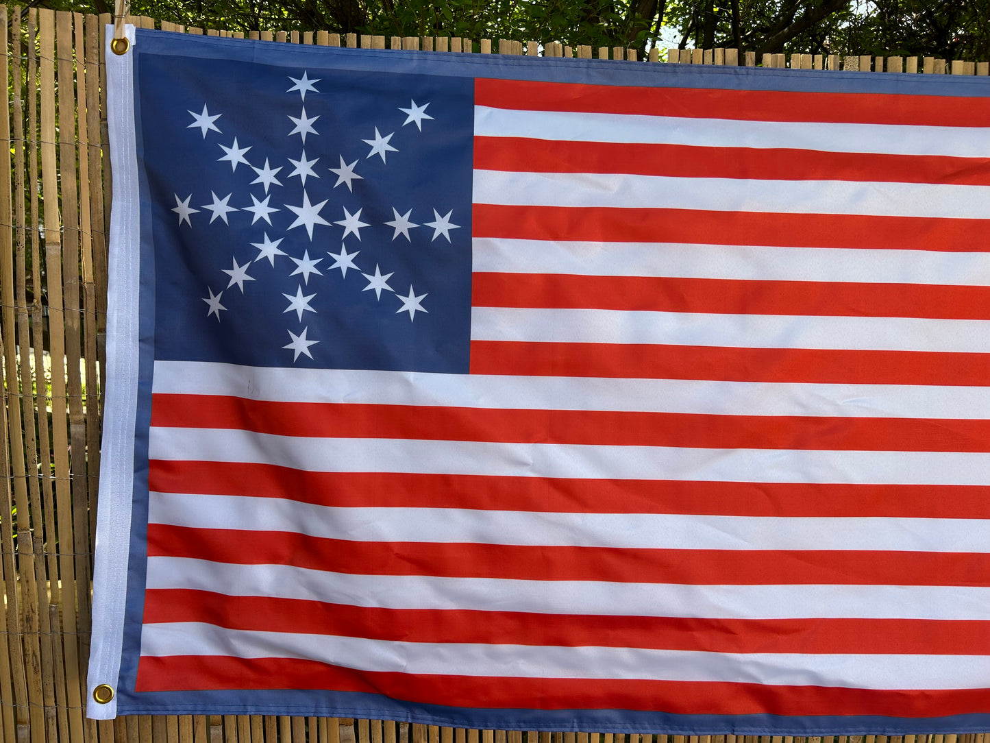 "Gird, gird for the conflict our banner wave high!" 1st Missouri Volunteers Seminole War Flag