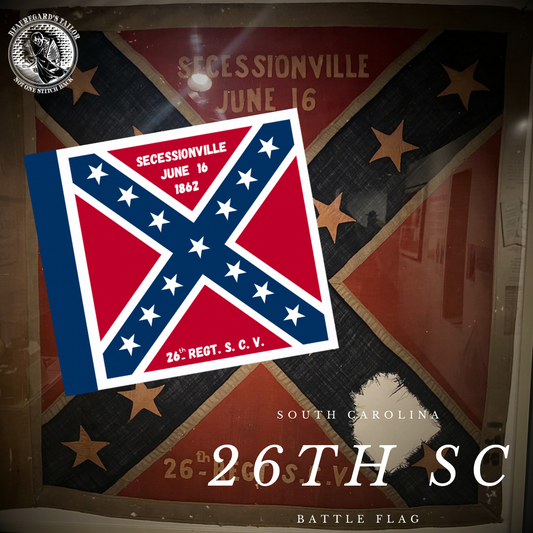 26th South Carolina Flag Sticker