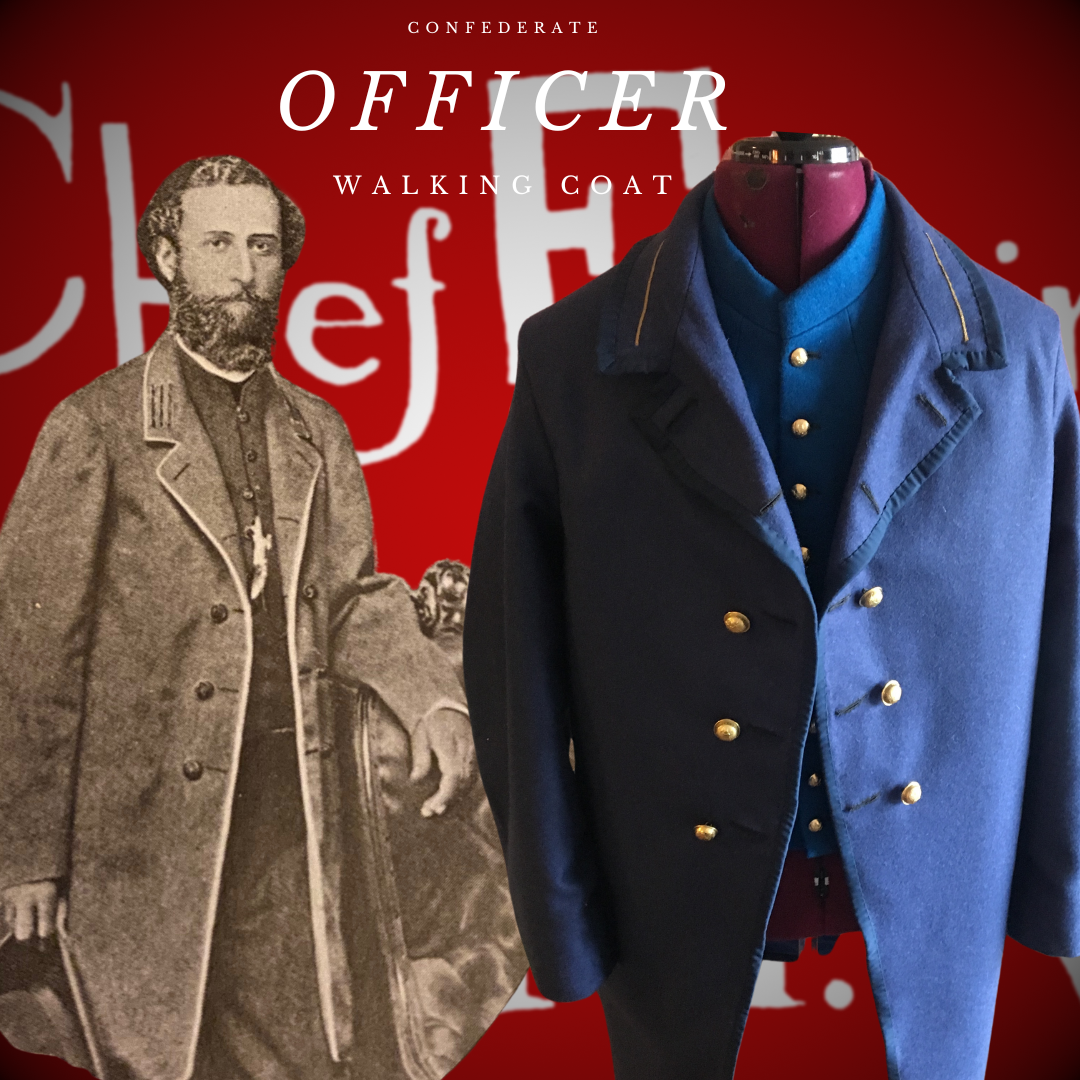 Trimmed Confederate Officer Sack Coat