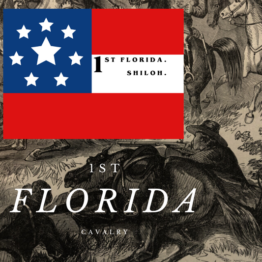1st Florida Cavalry Flag Stickers/Magnet