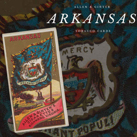 Richmond Virginia - Allen & Ginter's Arkansas Coat of Arms Stickers
