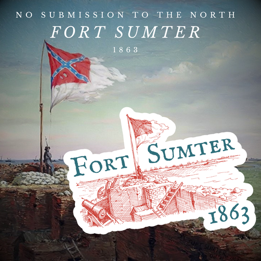 Fort Sumter 1863 Sticker/Magnet