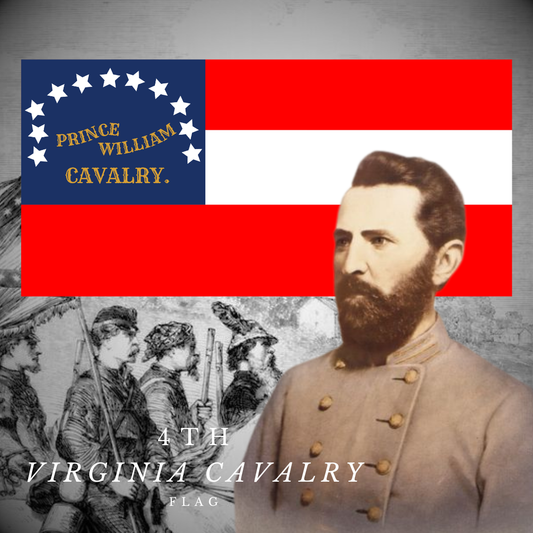4th Virginia Cavalry - Prince William (Company A) Flag Stickers/Magnet