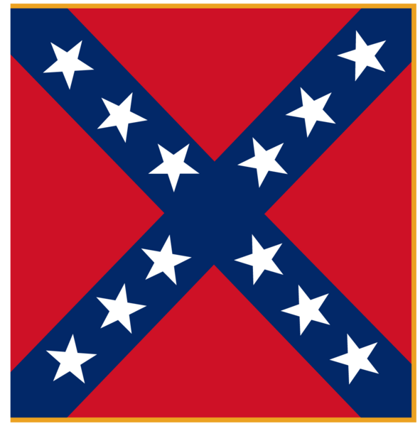 18th Georgia Infantry Flag Stickers/Magnet