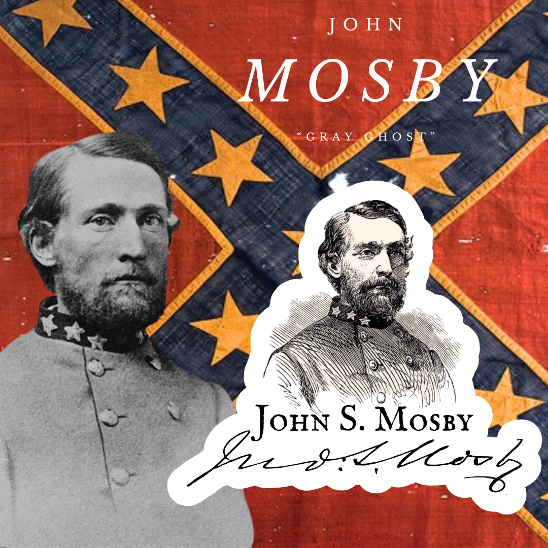 "Gray Ghost" - John S. Mosby Stickers