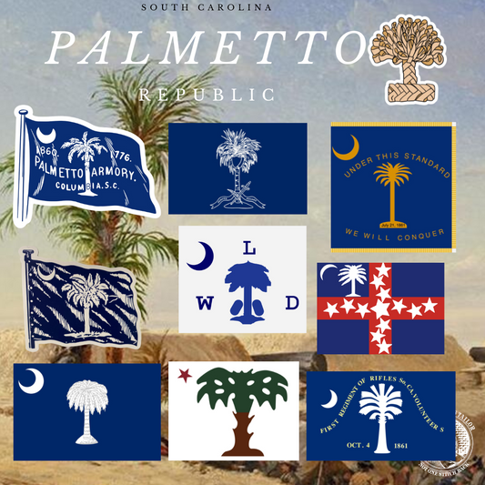 Palmetto Republic - South Carolina Palmetto Tree Sticker Set