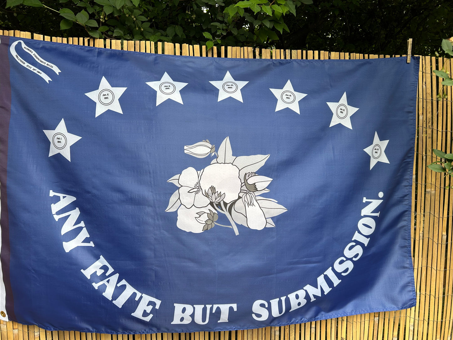 "Any Fate But Submission" 3rd Florida Infantry Flag