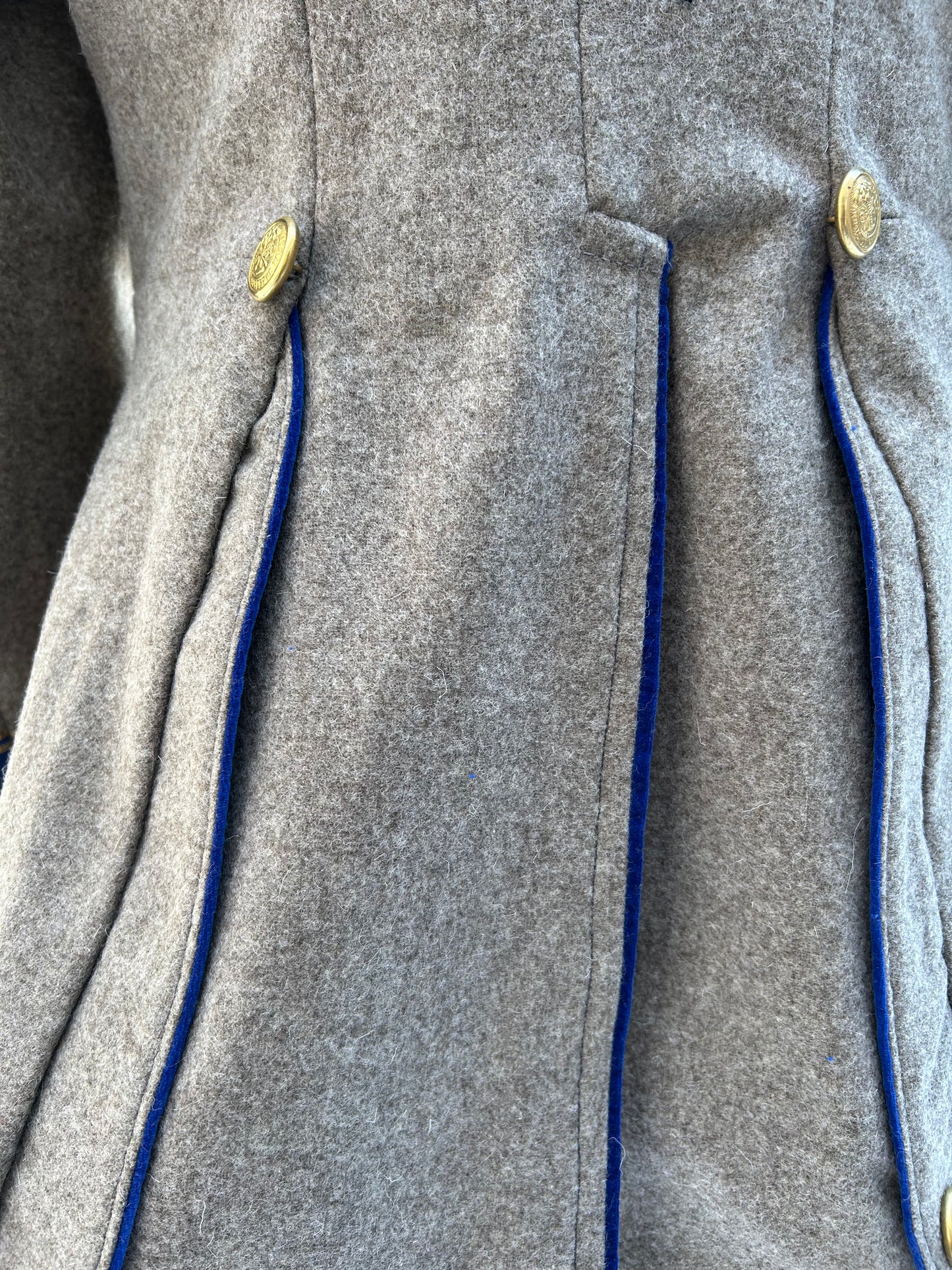 "Lightly Used" Confederate Officer Frock Coat - Size 40/34