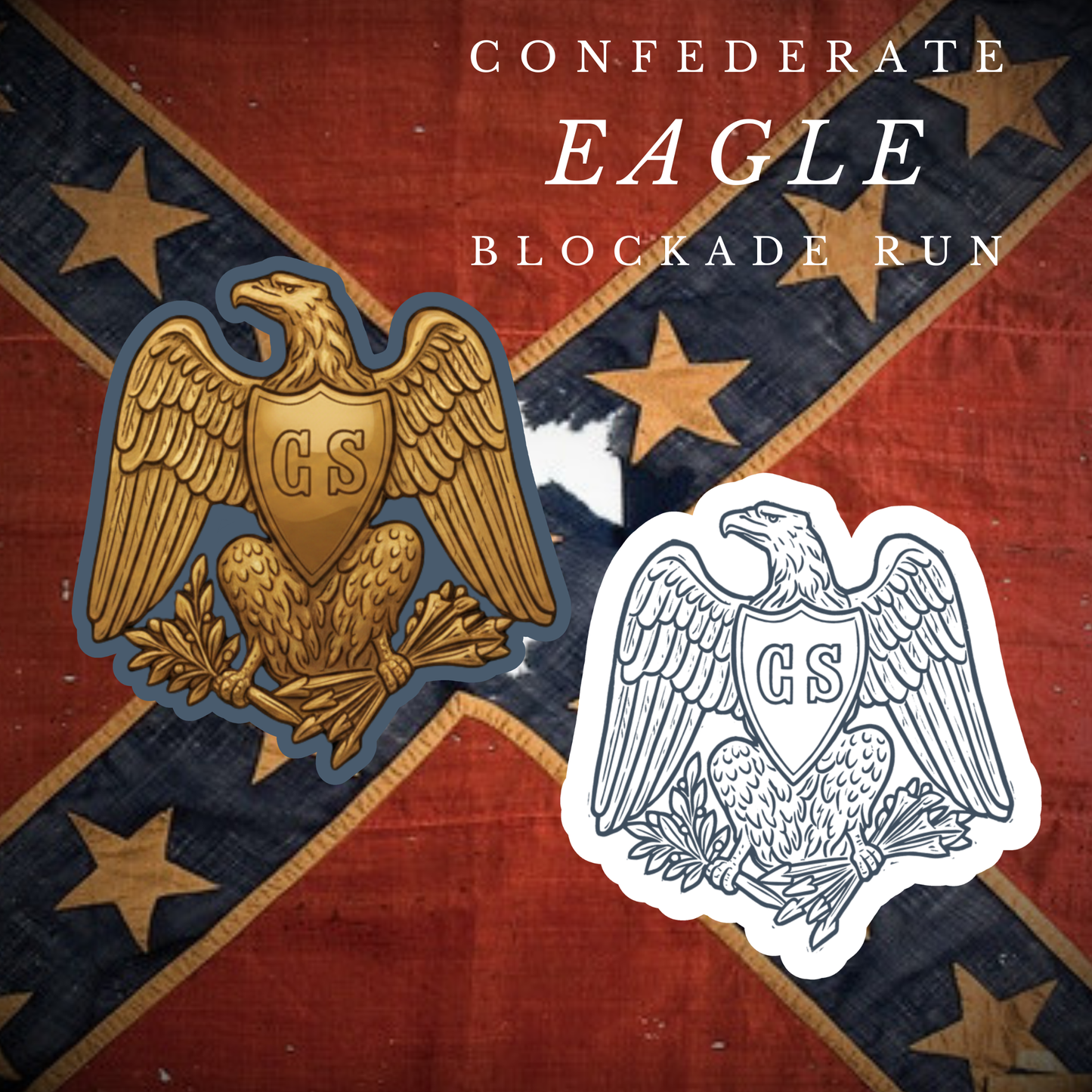 Eagle of the Confederacy Stickers/Magnet