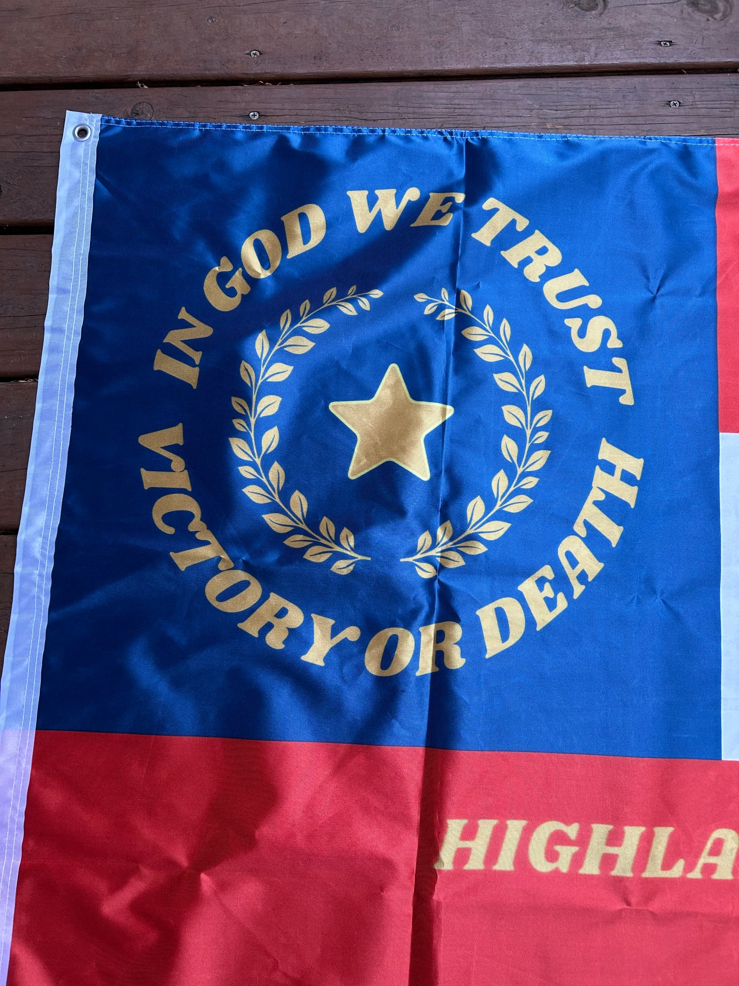 "Highland Guards" 25th North Carolina Infantry House Flag