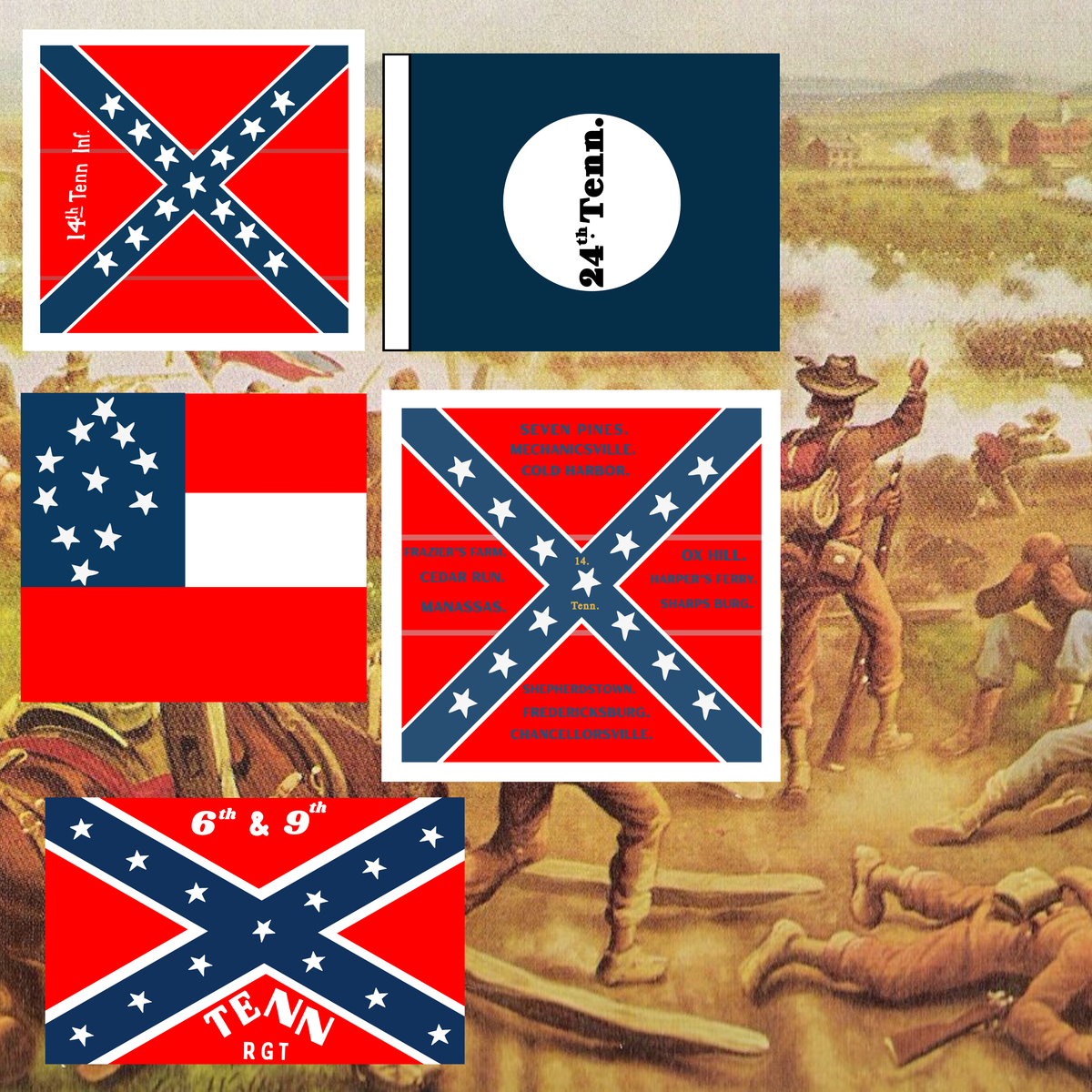 Tennessee Sticker Collection