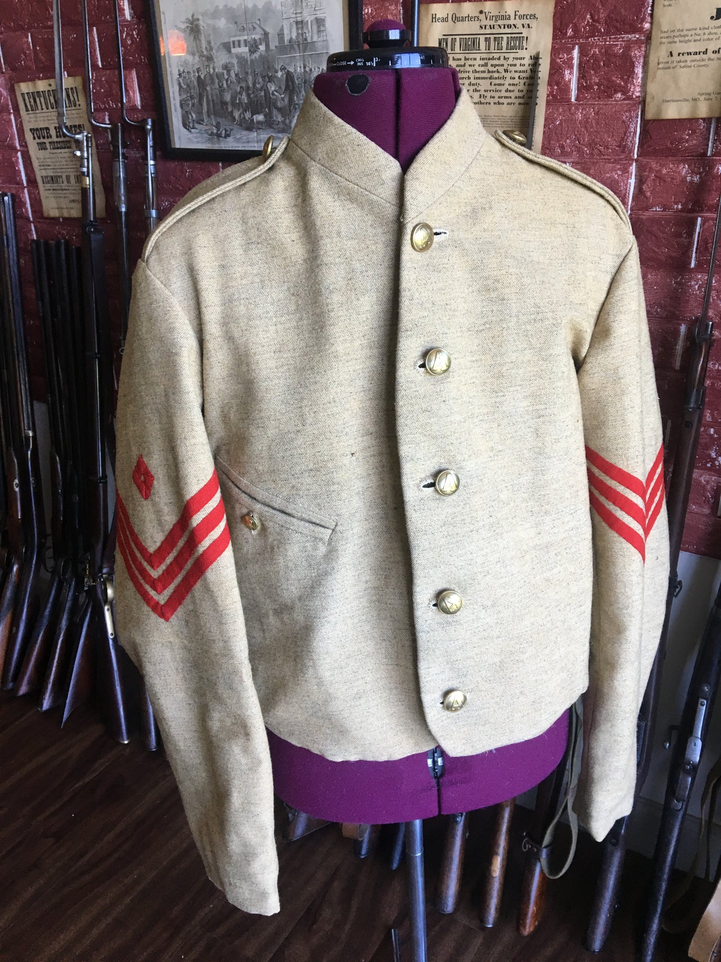 Untrimmed Commutation Jacket (Outside Pocket) 1861-1865