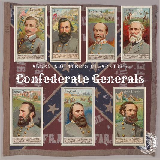 Richmond Virginia Allen & Ginter's Southern Generals Stickers