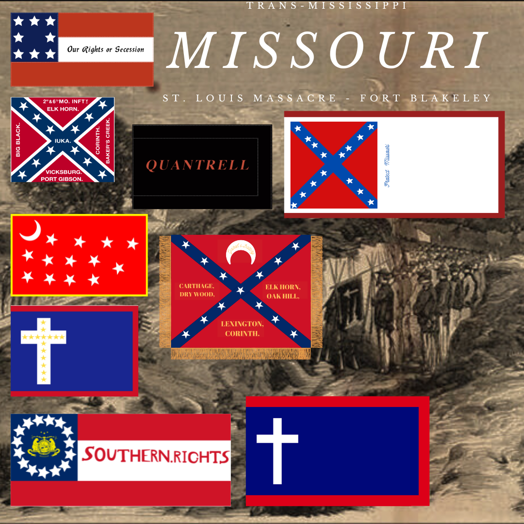 Missouri Flag Sticker Set