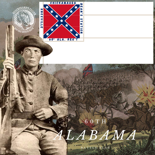 60th Alabama Regimental Colors Stickers