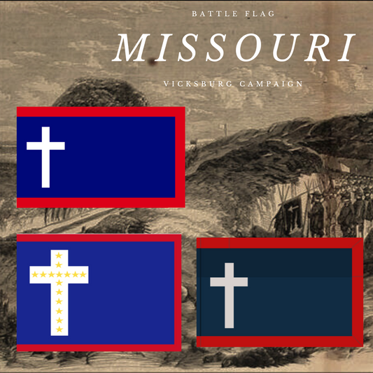 Missouri Battle Flag Stickers