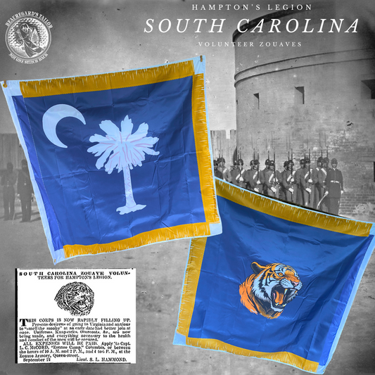 South Carolina Zouave Volunteers Company H (2nd), Infantry Battalion Hampton's Legion Flag