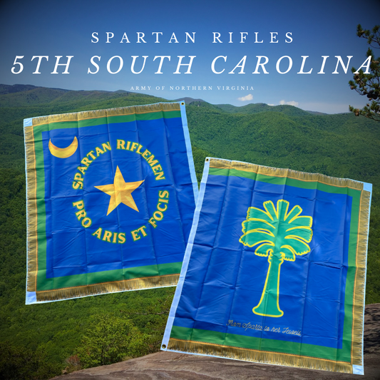 "Spartan Rifles" 5th South Carolina Flag