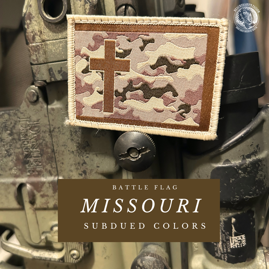 Missouri Battle Flag  Camouflage Morale Patch