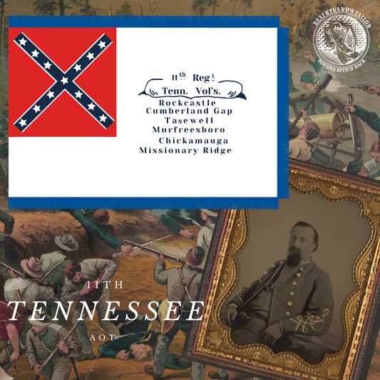 11th Tennessee Infantry Flag Stickers/Magnets