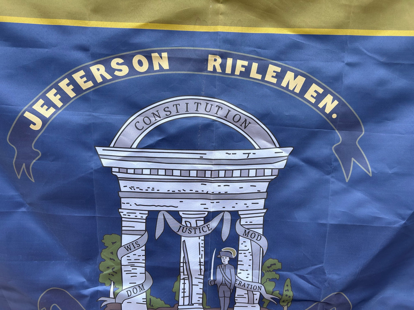 Jefferson Riflemen Militia Flag