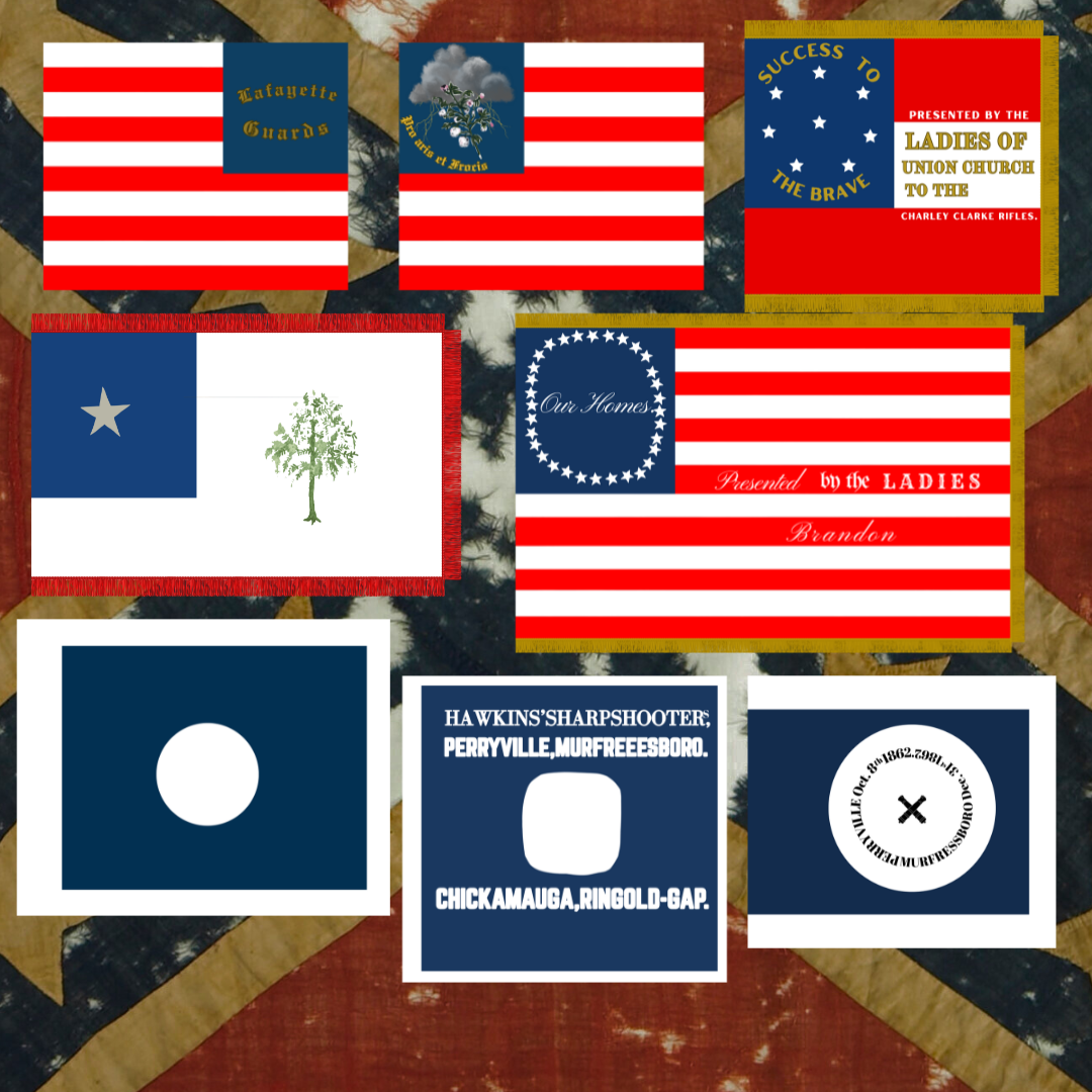 Mississippi Battle Flag Sticker Set