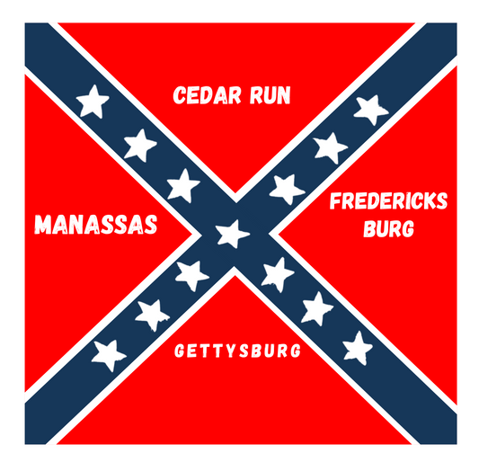 4th Maryland Artillery Flag Sticker/Magnet