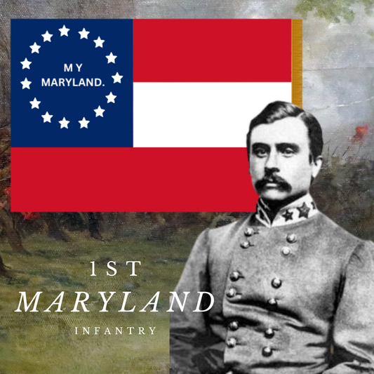 "My Maryland" 1st Maryland Infantry House Flag