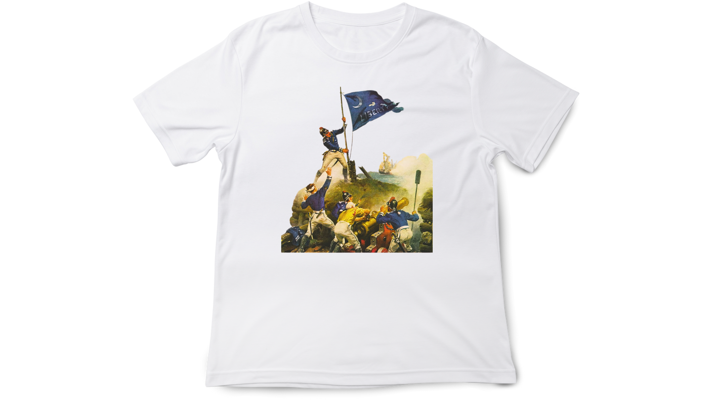Raising the Flag of Fort Moultrie Shirt