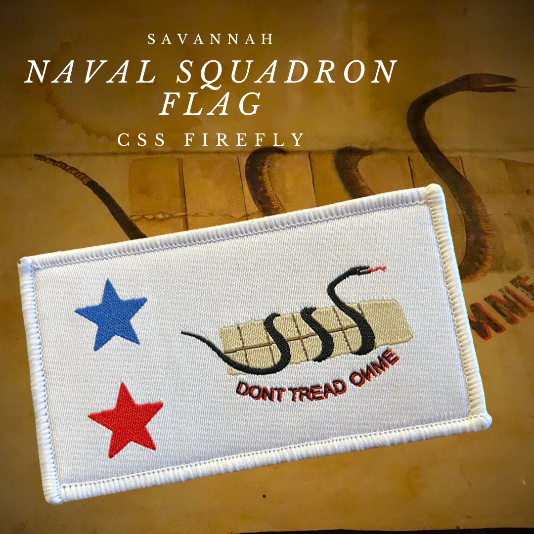 Css Fireflies Savannah Naval Squadron CSS Firefly Flag Morale Patch – Beauregard's Tailor