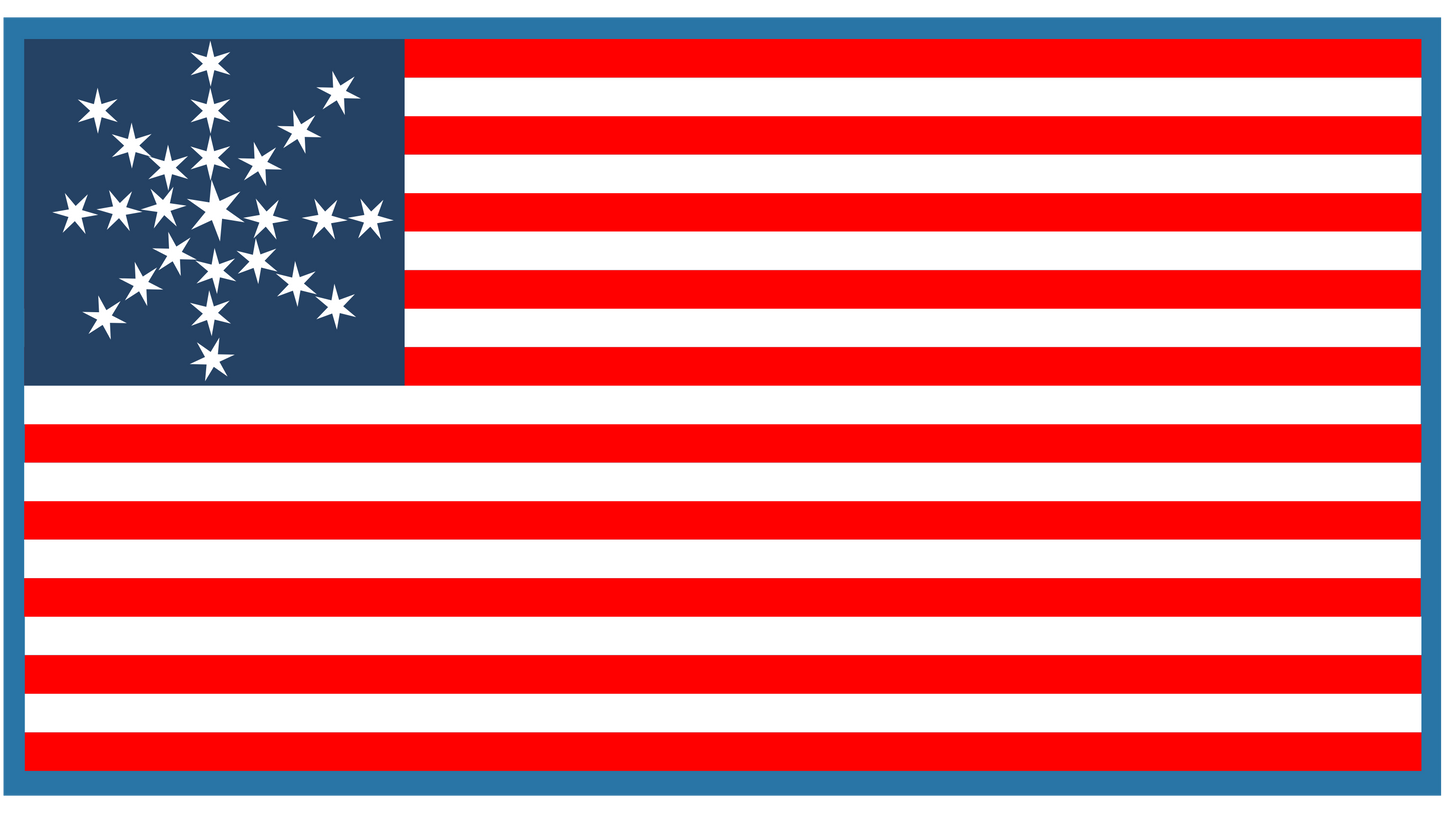 "Gird, gird for the conflict our banner wave high!" 1st Missouri Volunteers Seminole War Flag