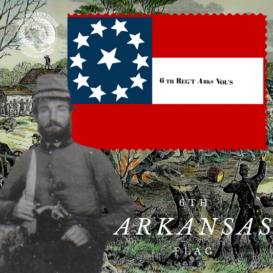 6th Arkansas 1st National House Flag