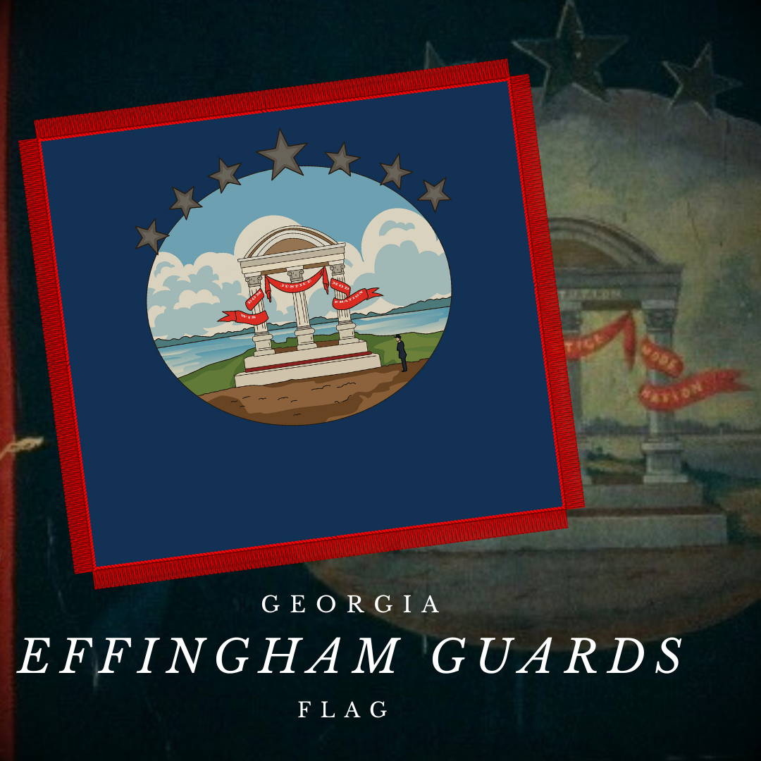 Effingham Guards Flag Stickers/Magnets