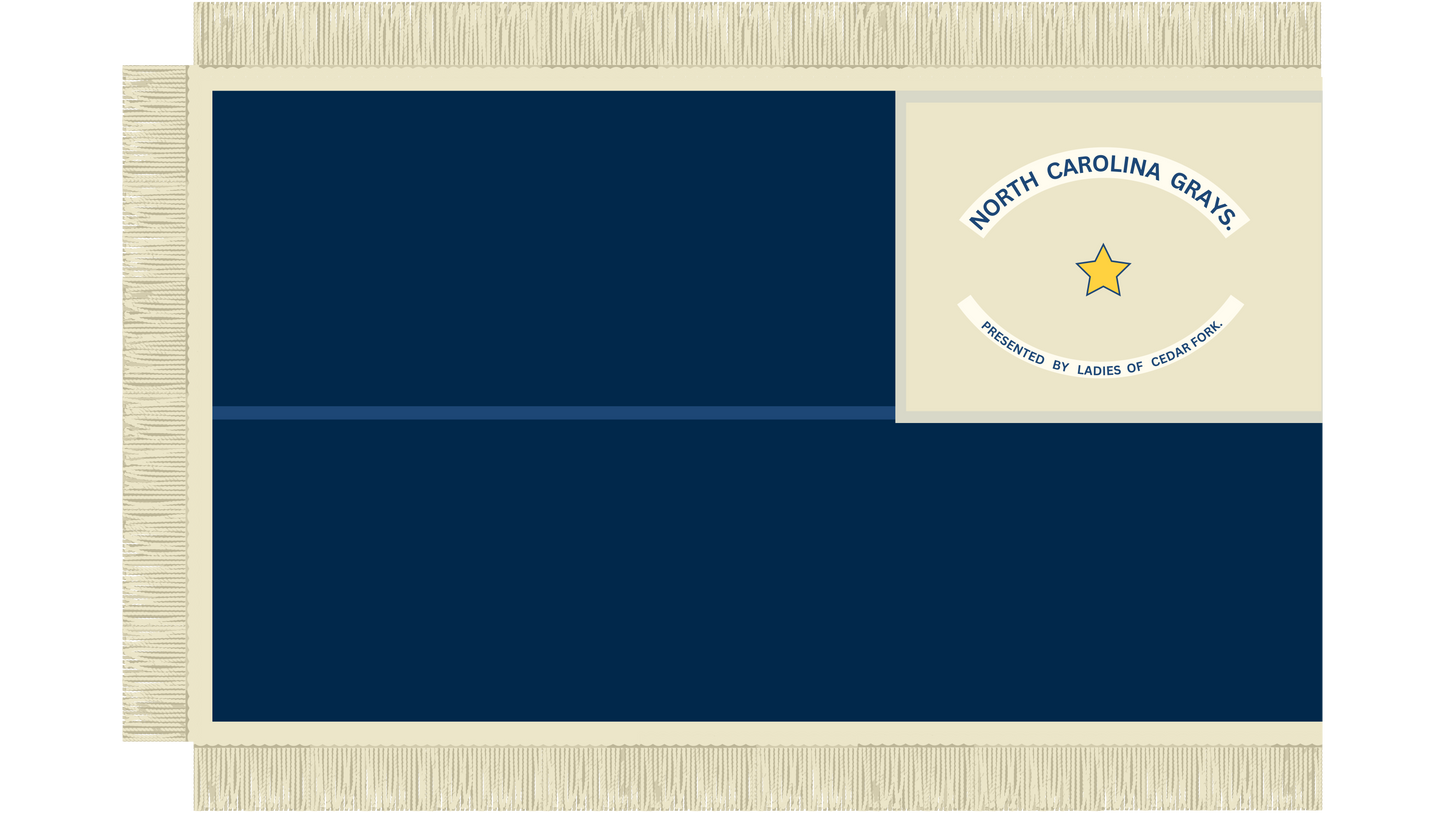 North Carolina Grays - Company I - 6th North Carolina Flag Stickers