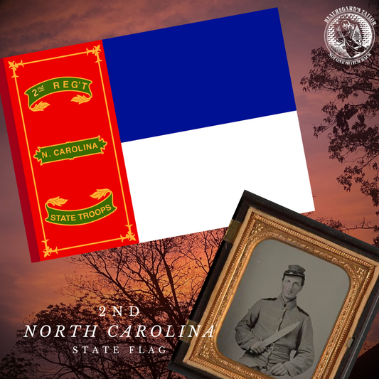 2nd North Carolina Infantry Flag Stickers