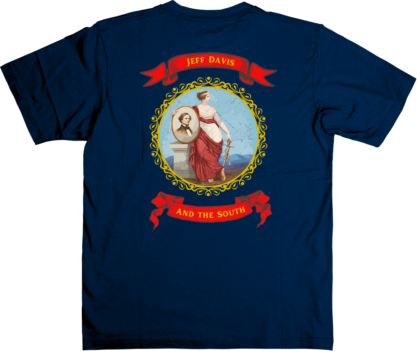 4th Mississippi Infantry - Company A - Shubuta Rifles Flag Shirt