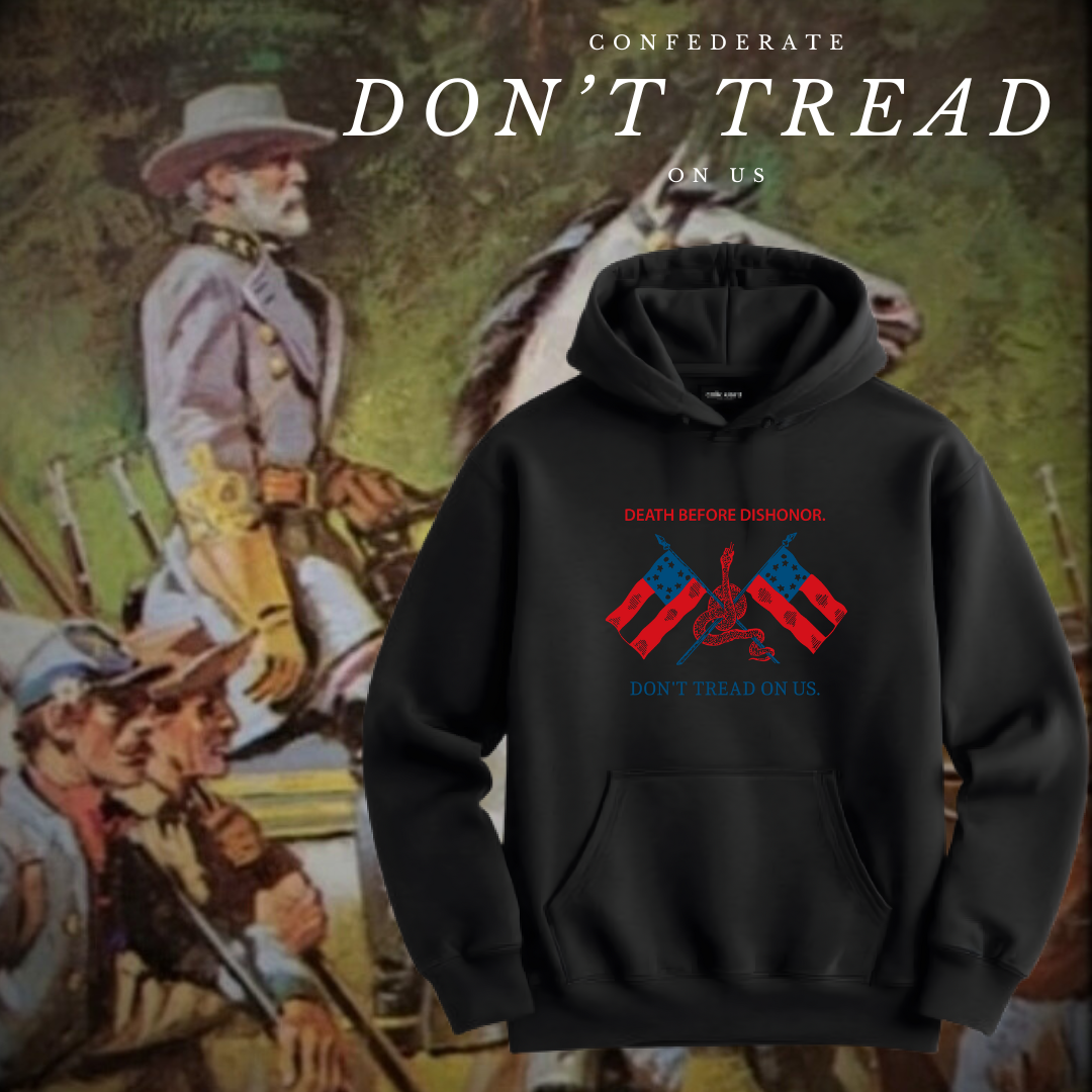 Confederate Don't Tread on Us Hoodie