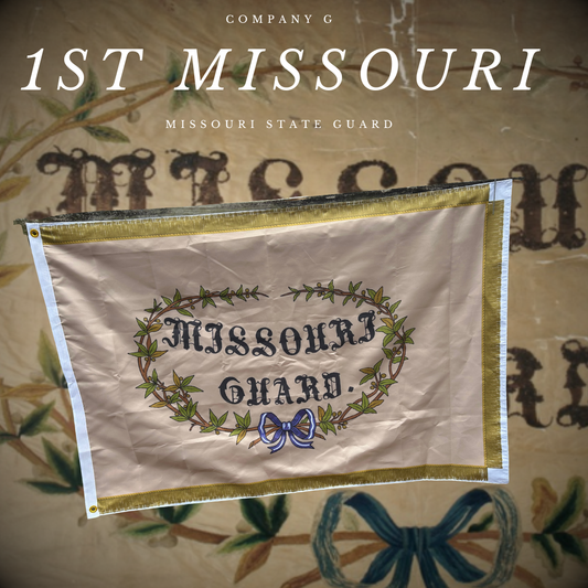 "Missouri Guard" 1st Missouri Infantry (Missouri State Guard) Company G Flag