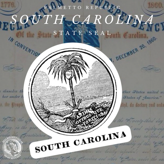 South Carolina (Palmetto Republic) State Seal Stickers/Magnets