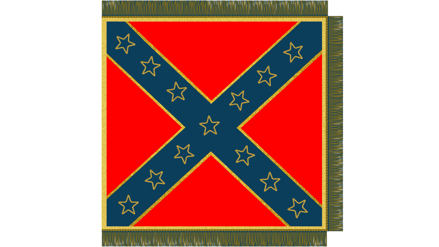 47th Georgia Infantry Flag Stickers