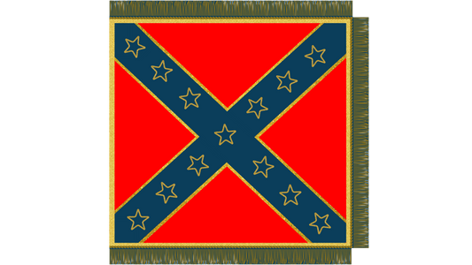 47th Georgia Infantry Flag Stickers