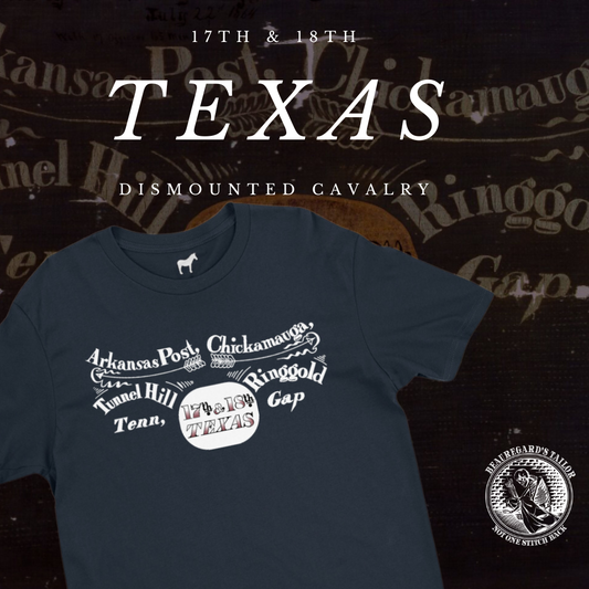 17th and 18th Texas Dismounted Cavalry Flag Shirt
